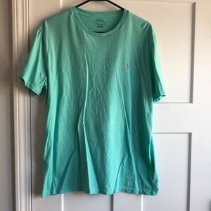 Polo by Ralph Lauren Men's Green/Turquoise T-Shirt Size L